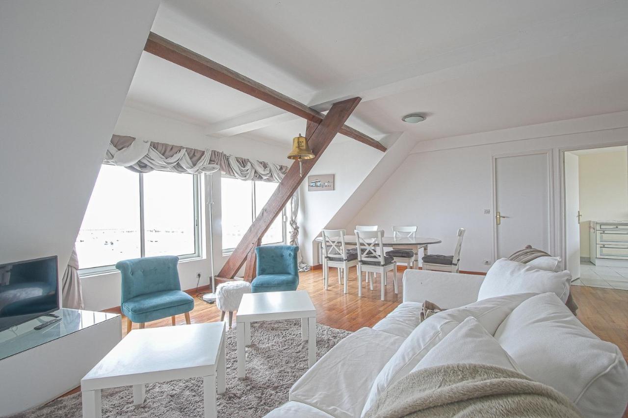 Cote Cottage Apt 3 Chambres Bien Equipee Vue Imprenable Sur Port Et Mer Etreham Dış mekan fotoğraf